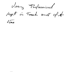 Customer Comments