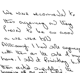 Customer Comments
