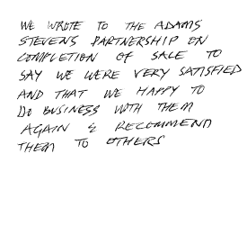Customer Comments