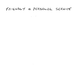Customer comments