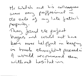 Customer Comments