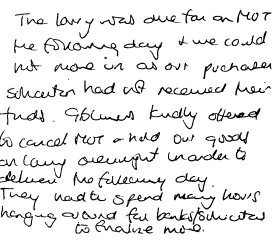 Customer Comments