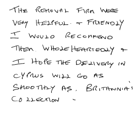 Customer Comments