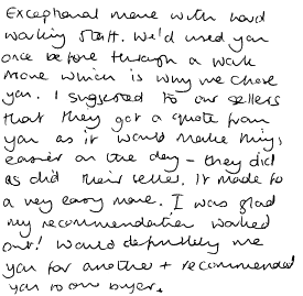 Customer Comments