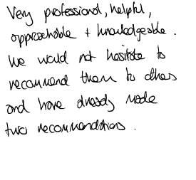 Customer Comments