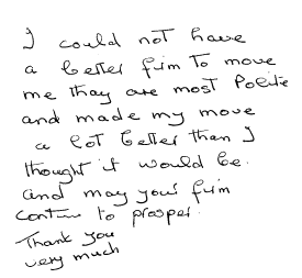Customer Comments
