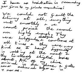 Customer Comments
