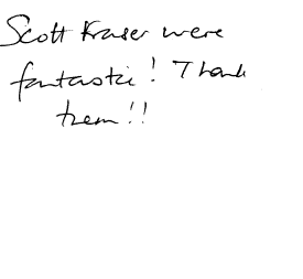 Customer Comments