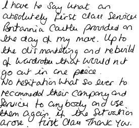 Customer Comments