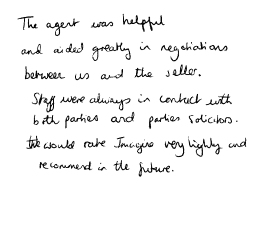 Customer comments