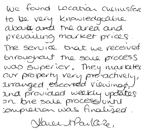 Customer Comments