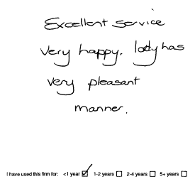 Customer Comments