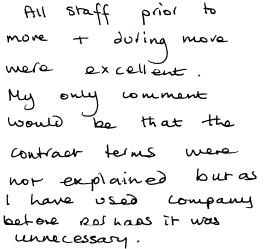 Customer review