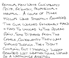 Customer Comments