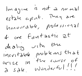 Customer comments