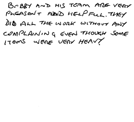 Customer review