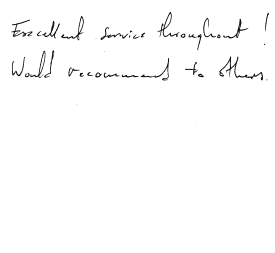 Customer comments
