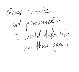 Customer Comments