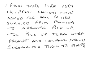 Customer Comments