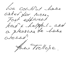 Customer Comments