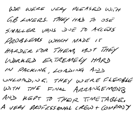 Customer Comments