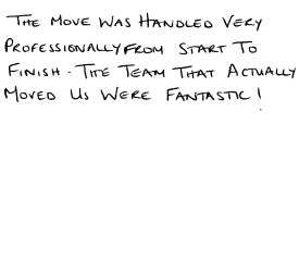 Customer comments