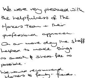 Customer Comments