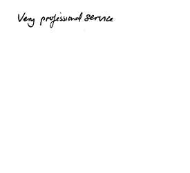 Customer comments