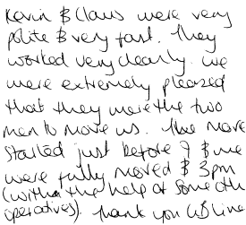 Customer Comments