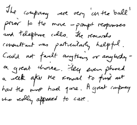 Customer Comments