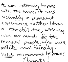 Customer Comments