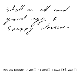 Customer comments