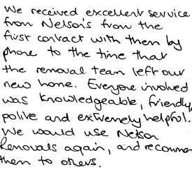 Customer Comments