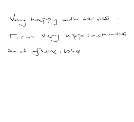 Customer comments