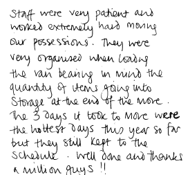 Customer Comments