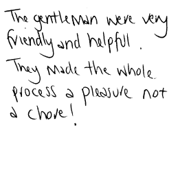 Customer Comments