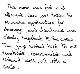 Customer Comments