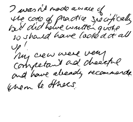 Customer Comments