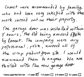 Comet Garage Doors