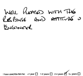 Customer review