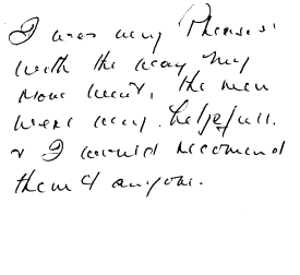 Customer Comments