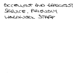 Customer comments