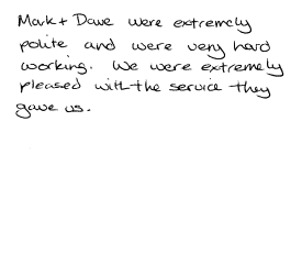 Customer Comments