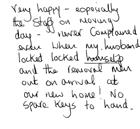 Customer Comments