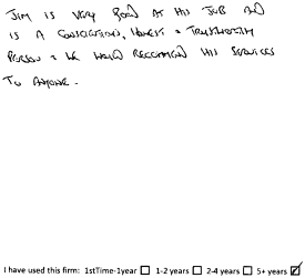 Customer review