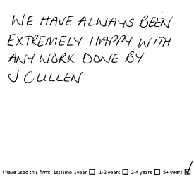 Customer review