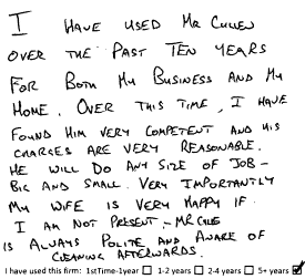 Customer review