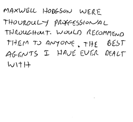Customer review