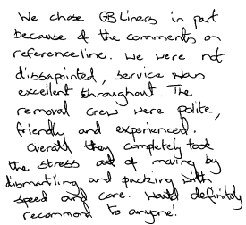 Customer comments