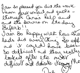 Customer Comments